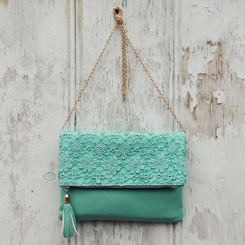 Sage & Lace Tote in Mint