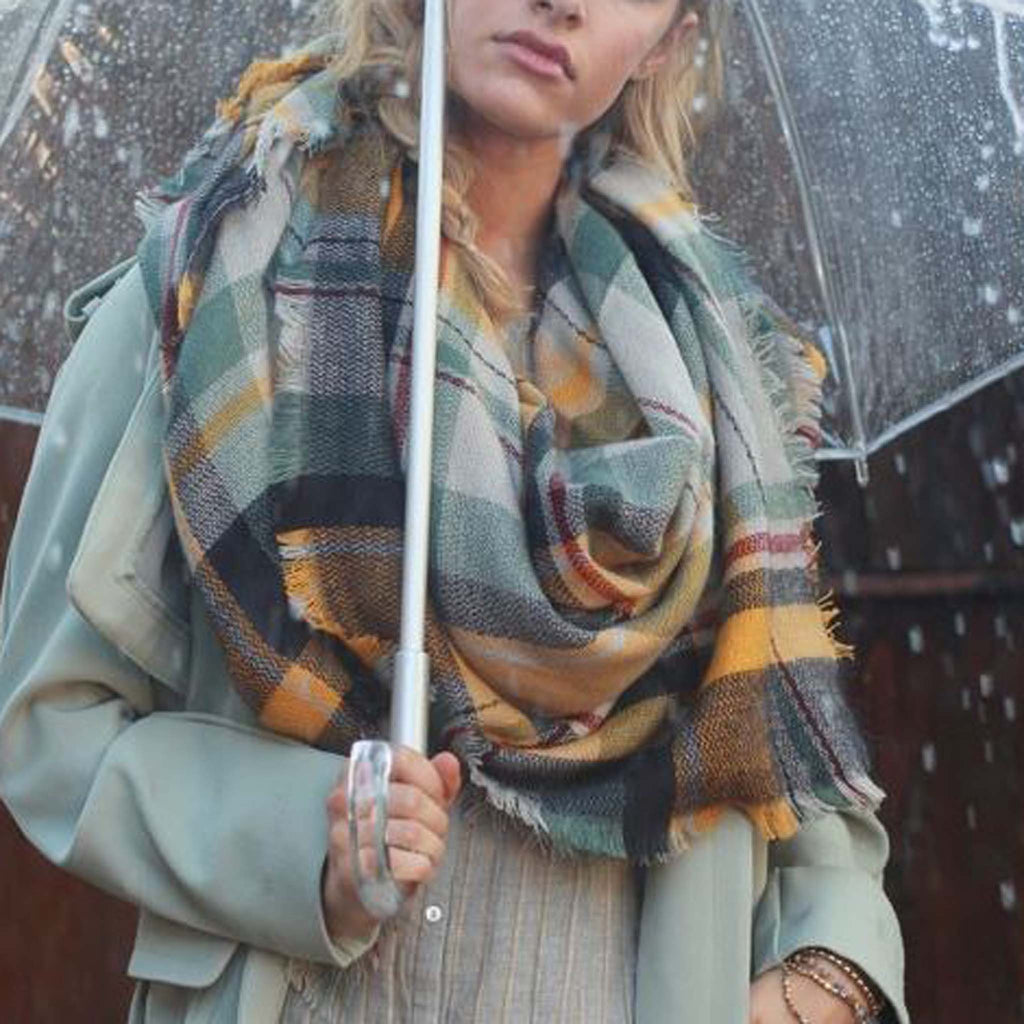 Sage Rain Scarf, Cozy Knit Scarves from Spool 72. | Spool No.72