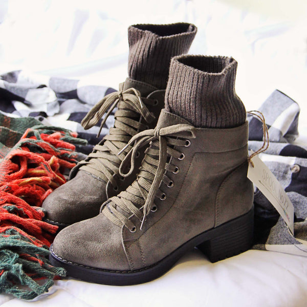 Sage & Sweater Boots: Featured Product Image