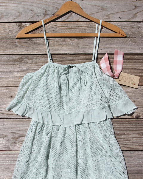 Sage Lace Dress: Featured Product Image
