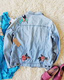 Washed & Embroidered Jean Jacket by Sanctuary: Alternate View #4