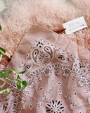 Luxe Cotton Bandana in Dusty Rose: Alternate View #3
