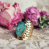 Santa Fe Turquoise Ring: Alternate View #1