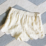 Scalloped Lace Shorts: Alternate View #4