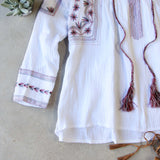 Sedum Embroidered Blouse (wholesale): Alternate View #4