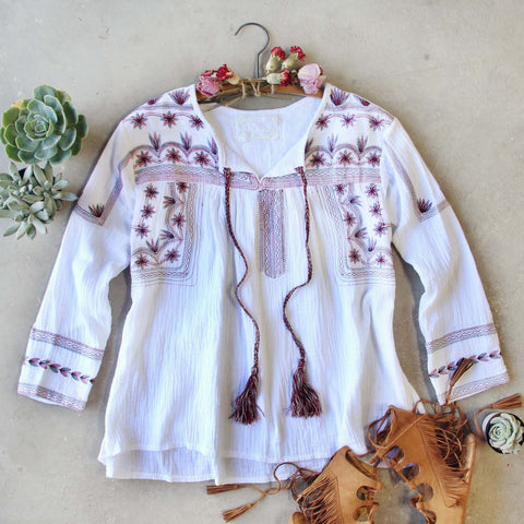 Sedum Embroidered Blouse