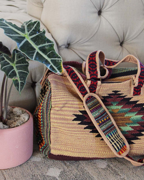Sequoia Park Travel Tote, Native Rug Totes & Bags from Spool 72 ...