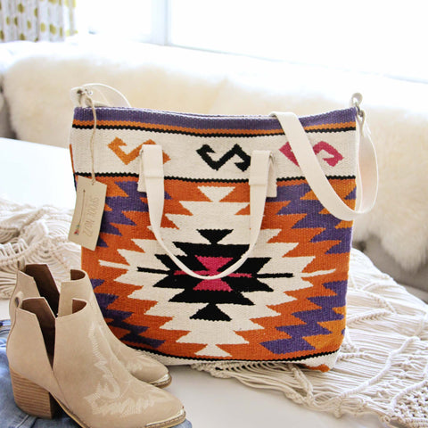 Serape Rose Tote