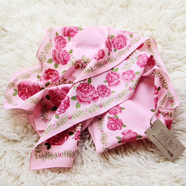 Shaded Rose Vintage Scarf: Featured Product Image
