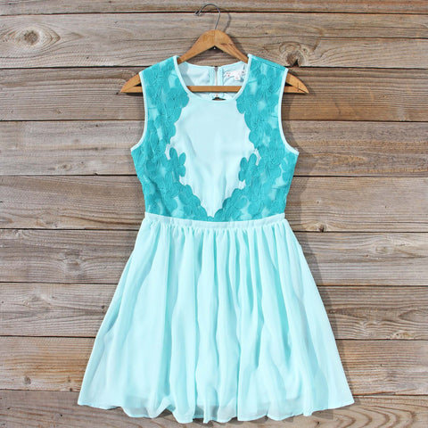 Shadow Dance Dress in Sky