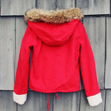 Sherpa Coat in Red: Alternate View #4