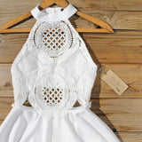 Siena Lace Dress in White: Alternate View #2