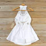 Siena Lace Dress in White: Alternate View #4
