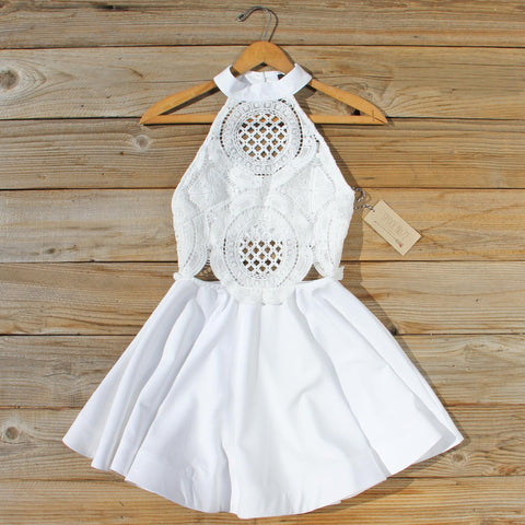 Siena Lace Dress in White