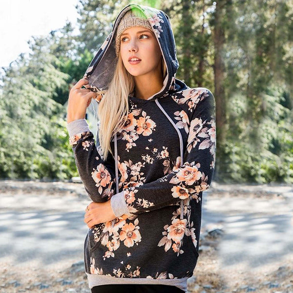 Ski Rose Hoodie: Featured Product Image