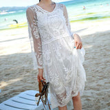 Aster Sky Lace Dress (wholesale): Alternate View #2