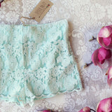 Sky Lace Shorts: Alternate View #2