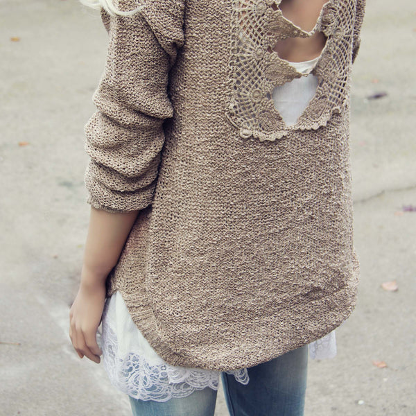 Sky Oak Sweater in Taupe: Featured Product Image