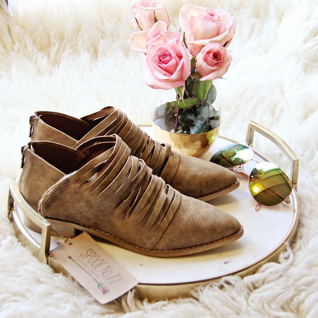Sand Color Booties Sky Valley Booties in Sand, Gorgeous Boho Booties from Spool No.72 ...