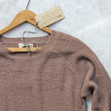 Skyline Lace Sweater in Timber: Alternate View #2
