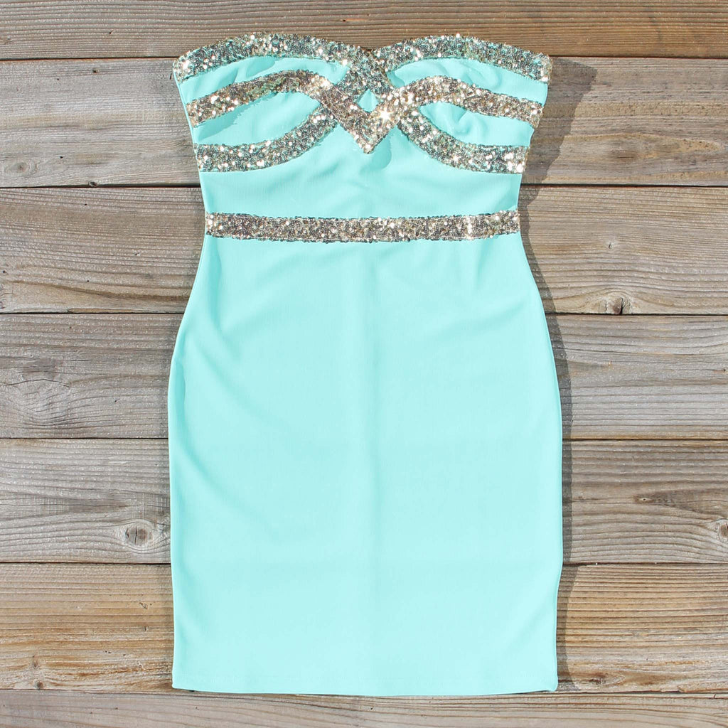 Sleigh Bells Party Dress in Mint, Sweet Party & Prom Dresses from Spool 72. | Spool No.72 Sleigh Bells Party Dress in Mint, Sweet Party & Prom Dresses from Spool 72. | Spool No.72