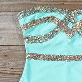 Sleigh Bells Party Dress in Mint: Alternate View #2