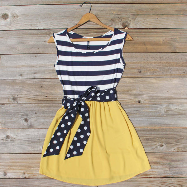 Smoke Blossom Dress in Yellow: Featured Product Image