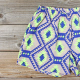 Smoke & Mirrors Shorts in Lime: Alternate View #2