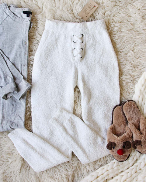Snow Bunny Sweater Joggers: Featured Product Image