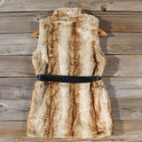 Snow Spell Faux Fur Vest: Alternate View #5