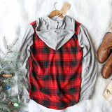 Snowy Creek Plaid Shirt in Red: Alternate View #4