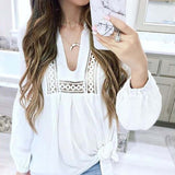 The Snowy Lace Blouse: Alternate View #2
