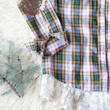 Snowy Plaid Shirt in Pine: Alternate View #3