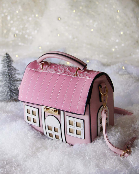 Snowy Cottage Purse: Featured Product Image
