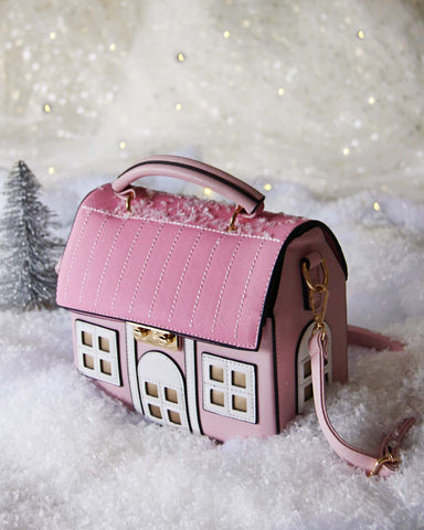 Snowy Cottage Purse