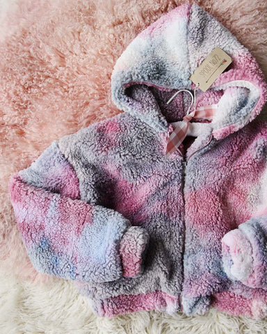 Snowy Daydream Coat in Pink