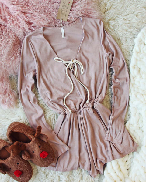 Snuggle In Thermal Romper: Featured Product Image