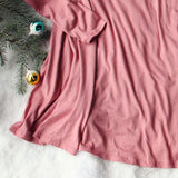 Soft & Cozy Tee in Rose: Alternate View #3