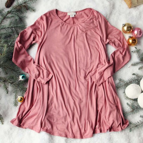 Soft & Cozy Tee in Rose