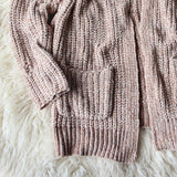 Softest Chenille Sweater in Taupe: Alternate View #6