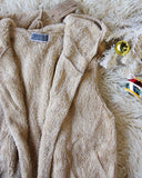 Softest Teddy Vest in Taupe: Alternate View #2