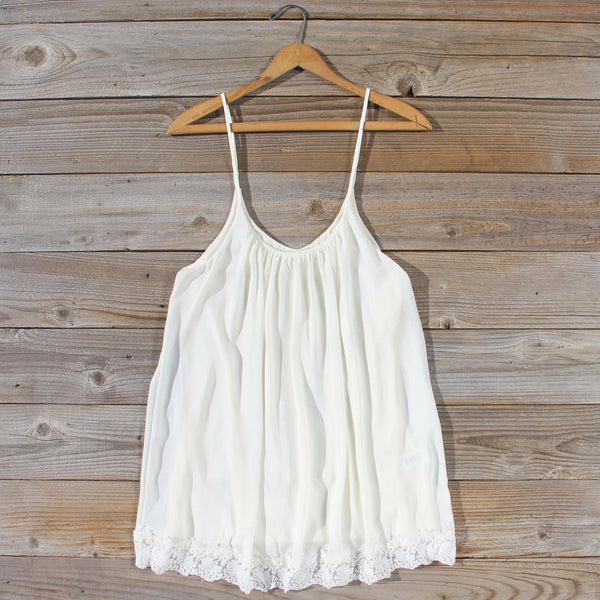 Solarium Lace Tunic in Ivory: Featured Product Image