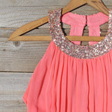Ice Shadow Dress in Coral: Alternate View #2