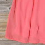 Ice Shadow Dress in Coral: Alternate View #3
