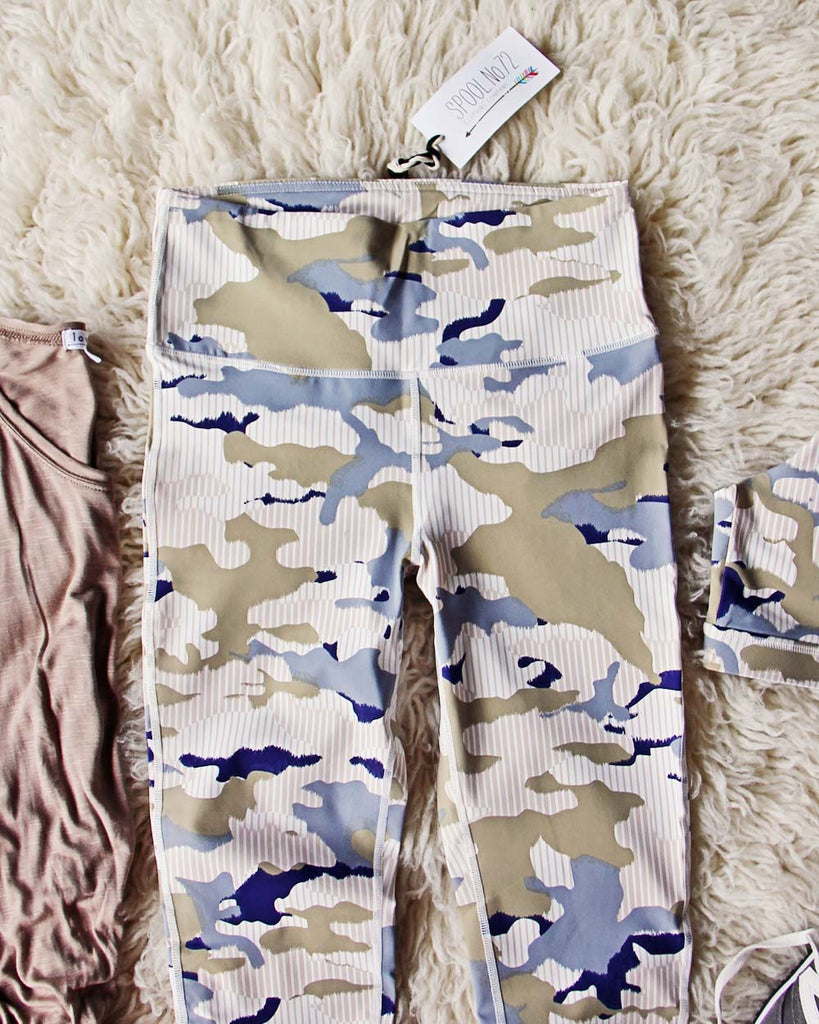 Sporty Gym Leggings in Camo, Sweet Gym & Yoga Leggings from Spool 72. | Spool No.72