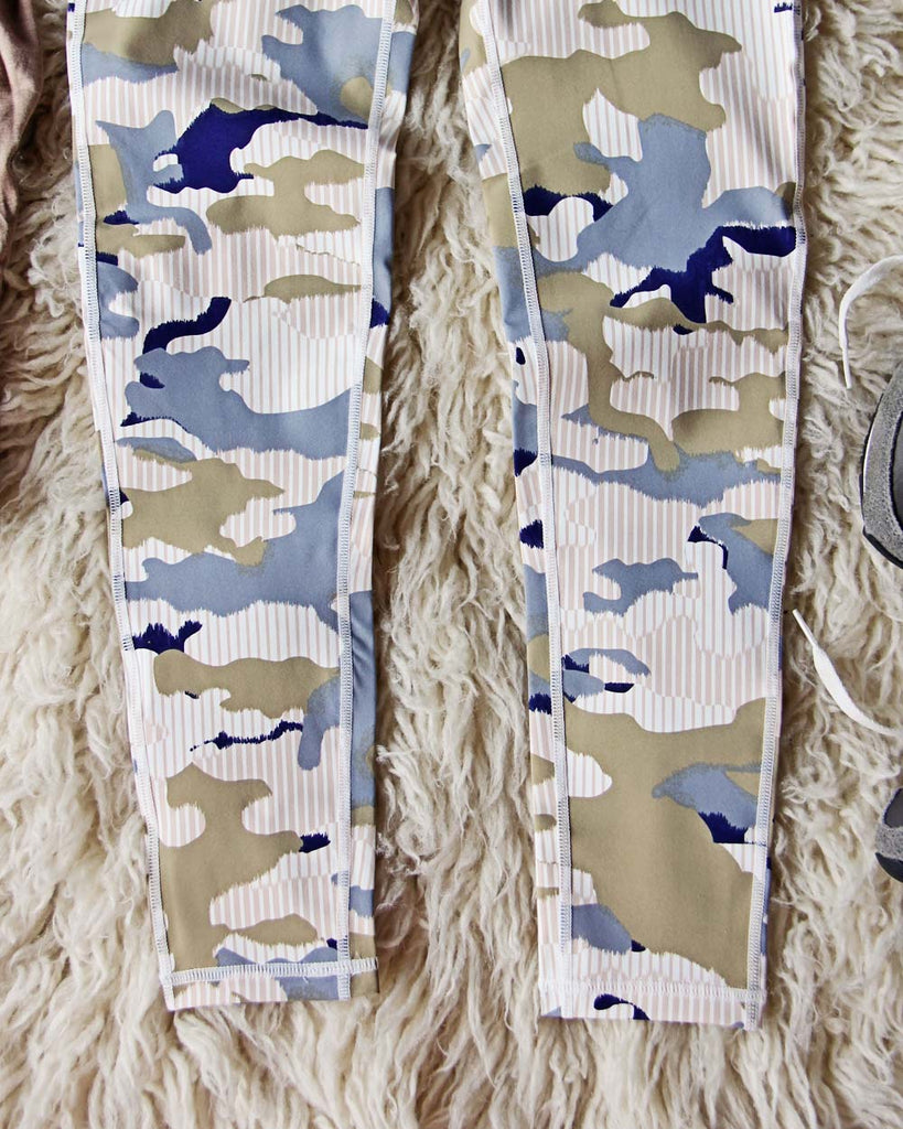 Sporty Gym Leggings in Camo, Sweet Gym & Yoga Leggings from Spool 72. | Spool No.72