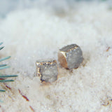 Spruce Stone Earrings: Alternate View #2
