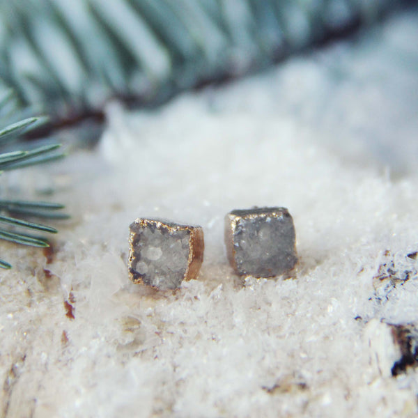 Spruce Stone Earrings: Featured Product Image
