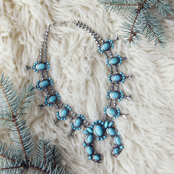The Squash Blossom & Fir Necklace: Featured Product Image