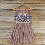 Stone Spell Beaded Dress in Dusty Taupe: Alternate View #1